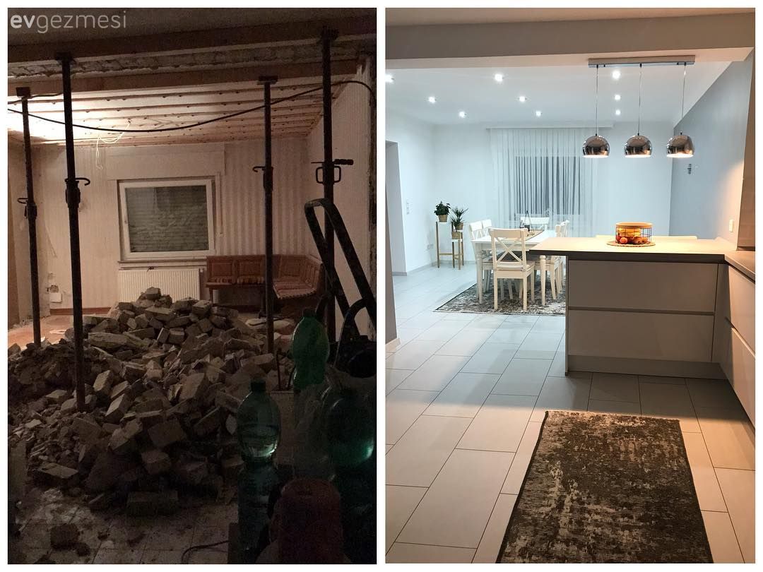 Öncesi / Sonrası, Mutfak tadilat