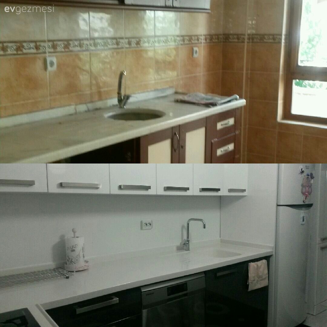 Yıpranmış bir evin tadilat öncesi ve sonrasından ilham veren fotolar..