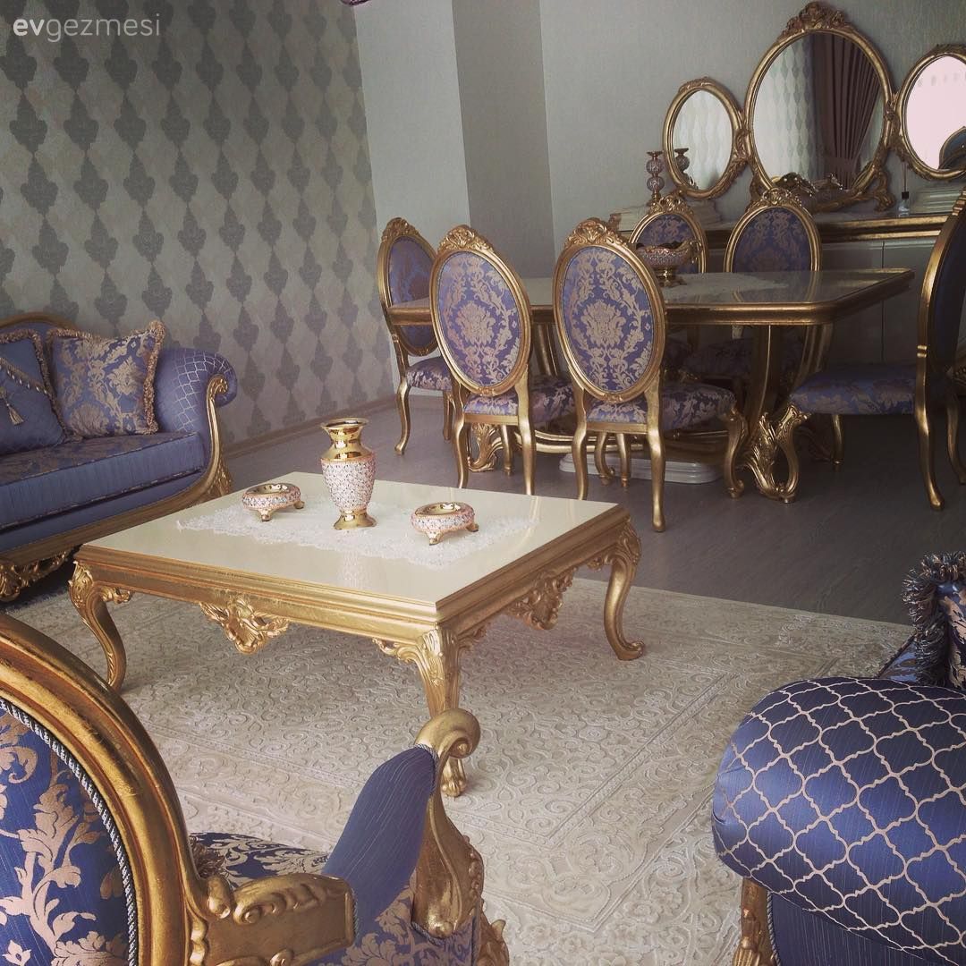 Altın, Avangart, Halı, Mor, Orta sehpa, Salon, Yemek Odası