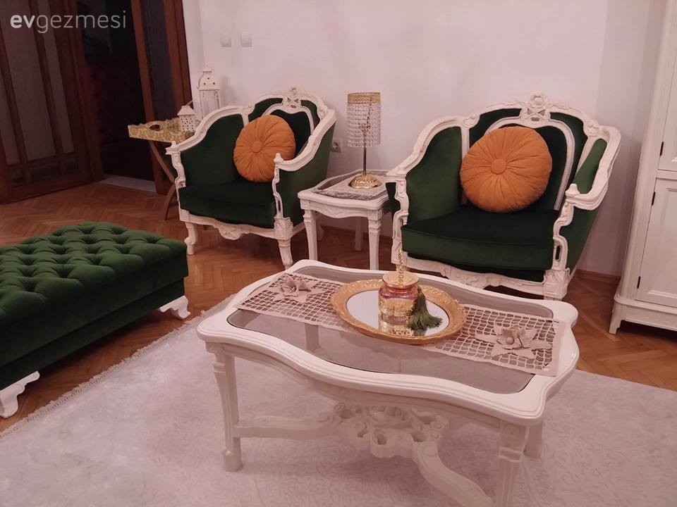 Mobilya boyama, Salon, Sehpa