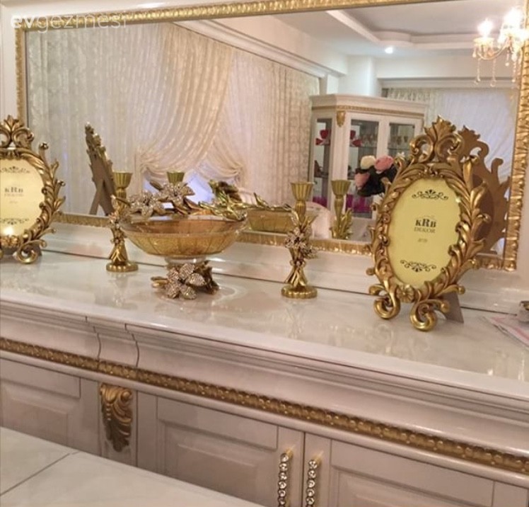 Altın, Dekoratif Objeler, Salon, Yemek Odası