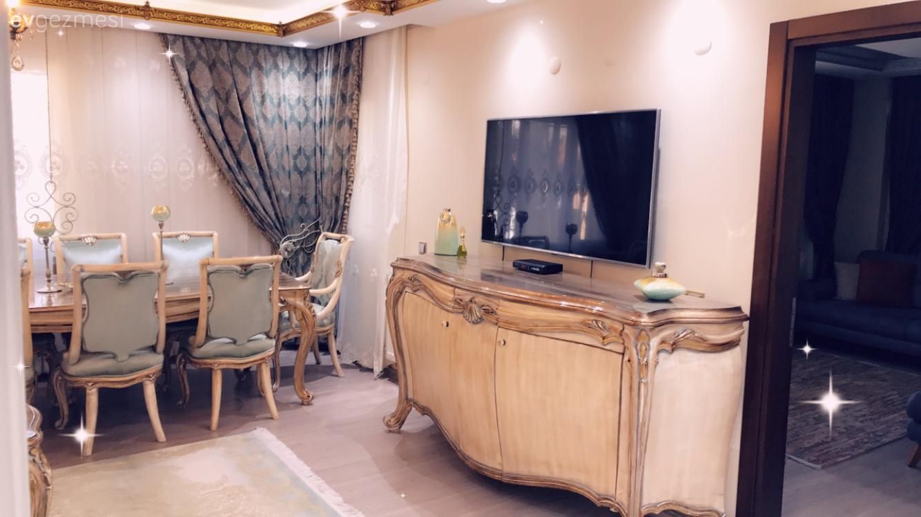 Konsol, Salon, Klasik, Yemek Odası, Fon perde