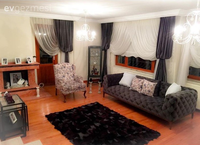 Koyu renklerle bir country ve vintage dekor