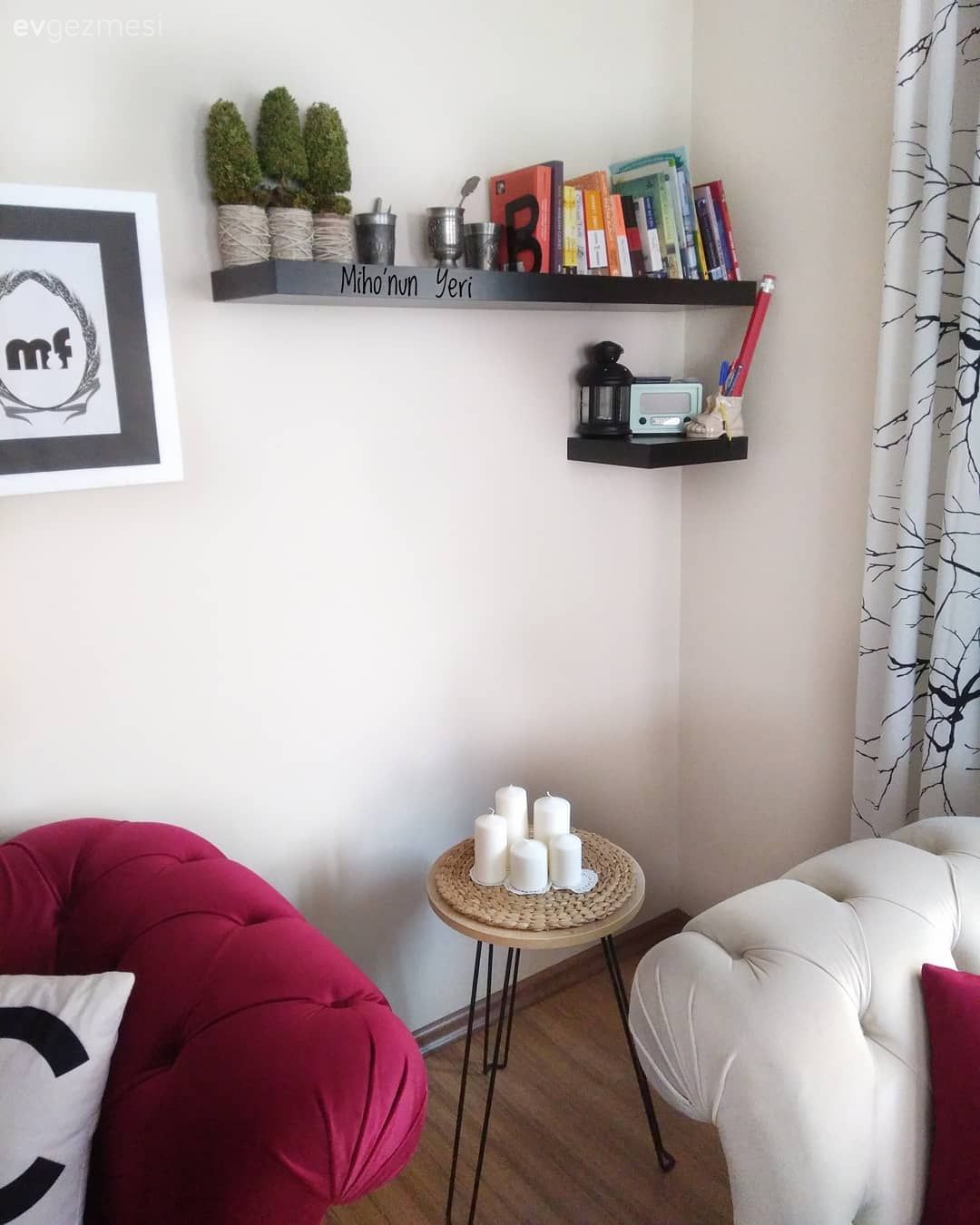 Duvar rafı, Salon, Sehpa