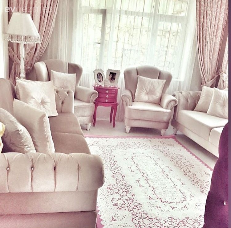 Halı, Pembe, Perde, Salon