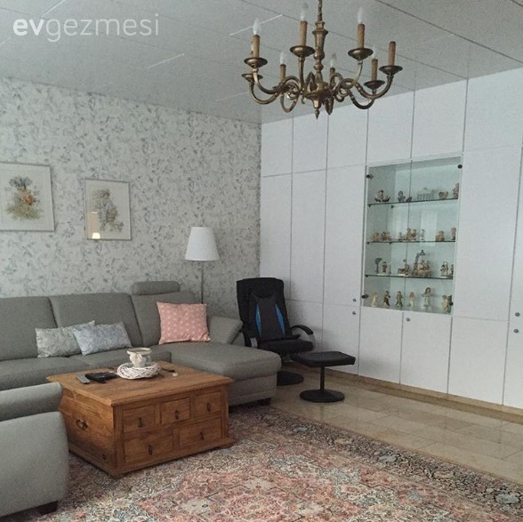 Aydınlatma, Duvar kağıdı, Öncesi / Sonrası, Sehpa