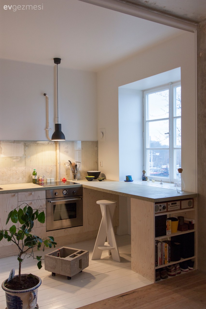 36 metrekarede her ihtiyacı karşılayan, aydınlık bir ev..