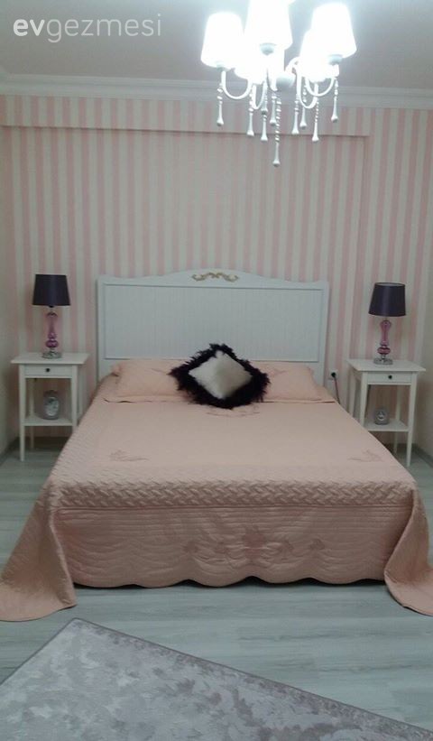 Duvar kağıdı, Pembe, Yatak Odası, Yatak örtüsü