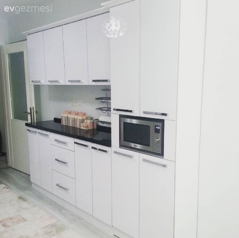 Ece hanımın şık ve modern mutfağı..