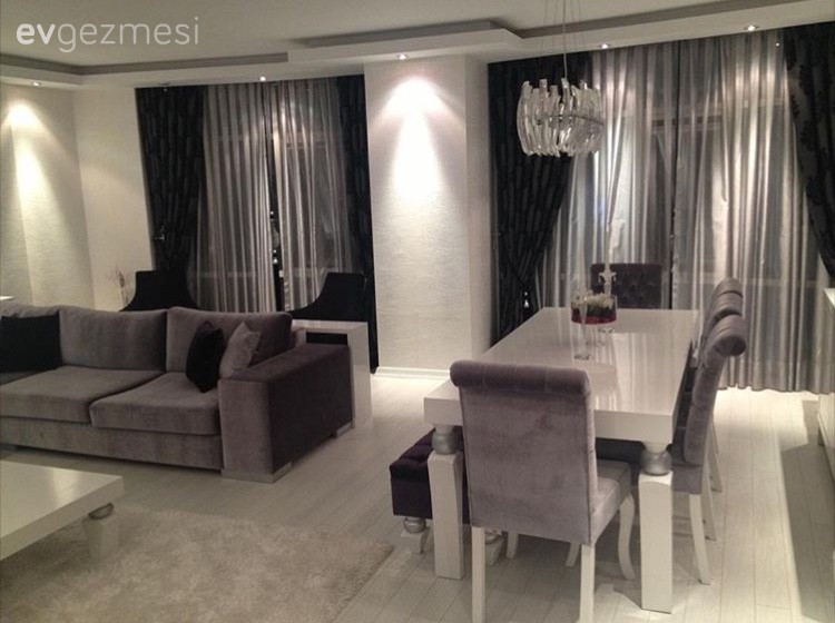 Berrak hanımın modern stilde, göz alıcı evi..