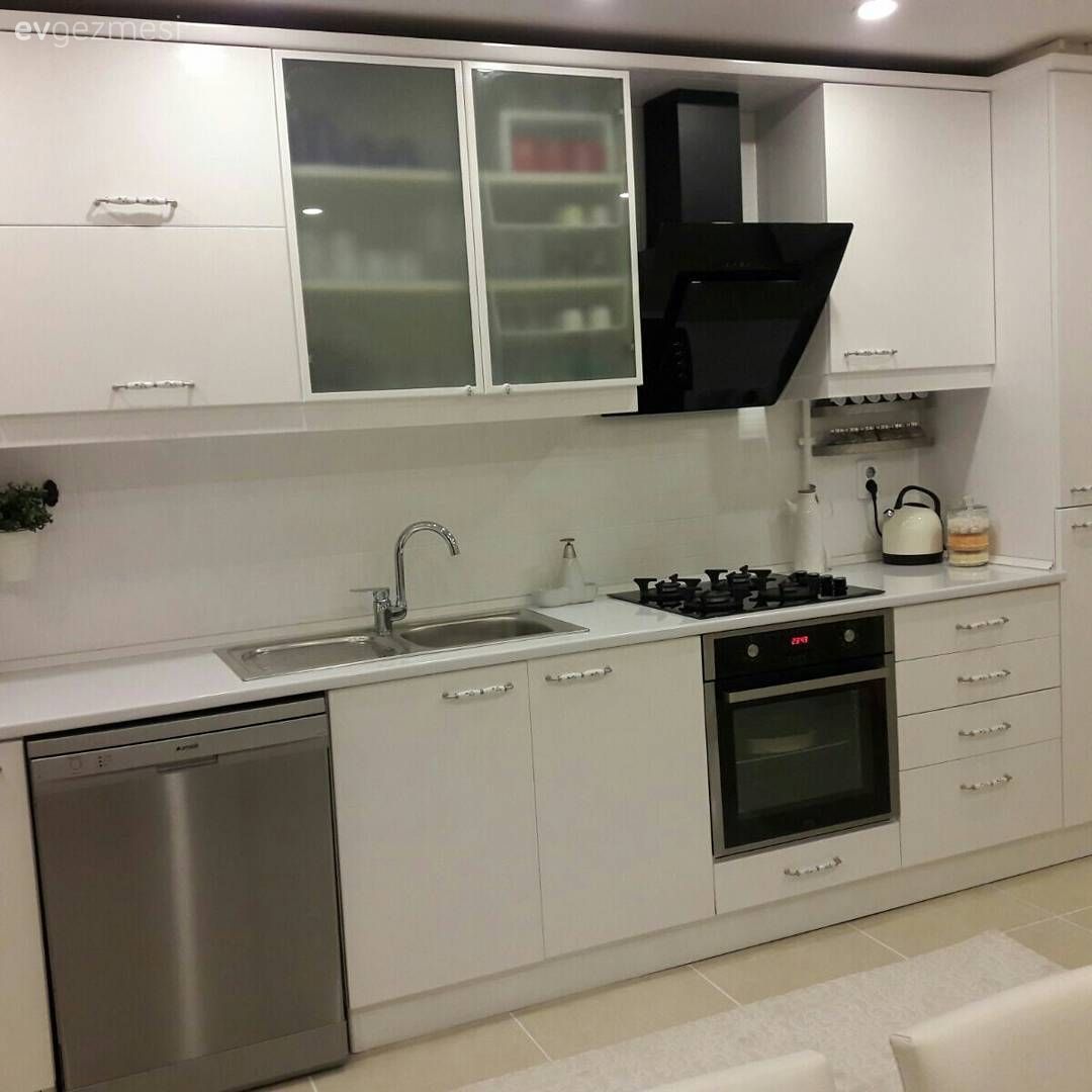 Beyaz mutfak, Kendin Yap, Mobilya boyama, Mutfak, Mutfak tadilat, Öncesi / Sonrası