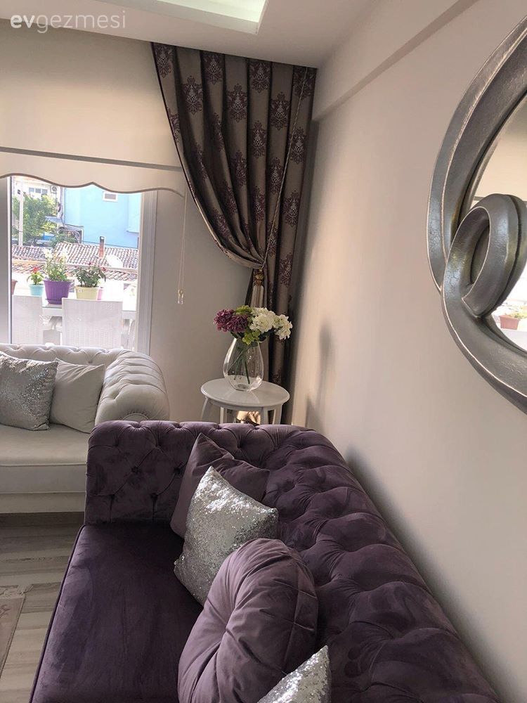 Salon, Mor, Fon perde, Perde