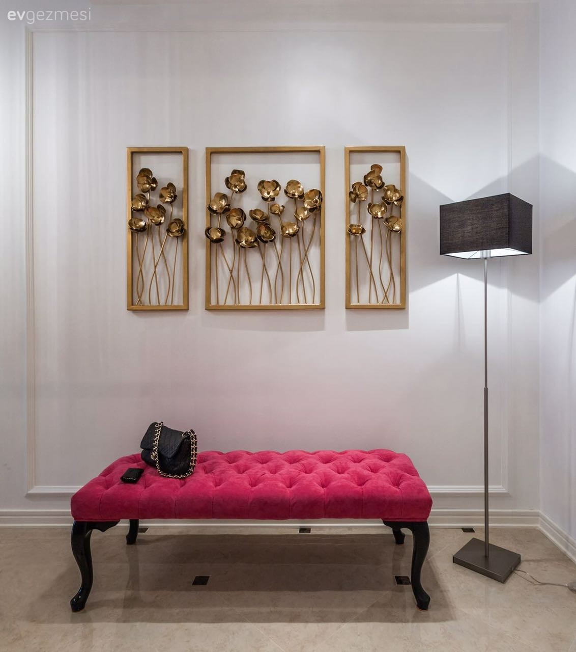 Bank, Duvar dekorasyonu, Lambader, Pembe, Aydınlatma