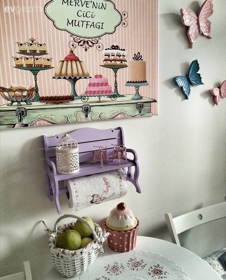 Merve hanımın aydınlık ve zarif evi..