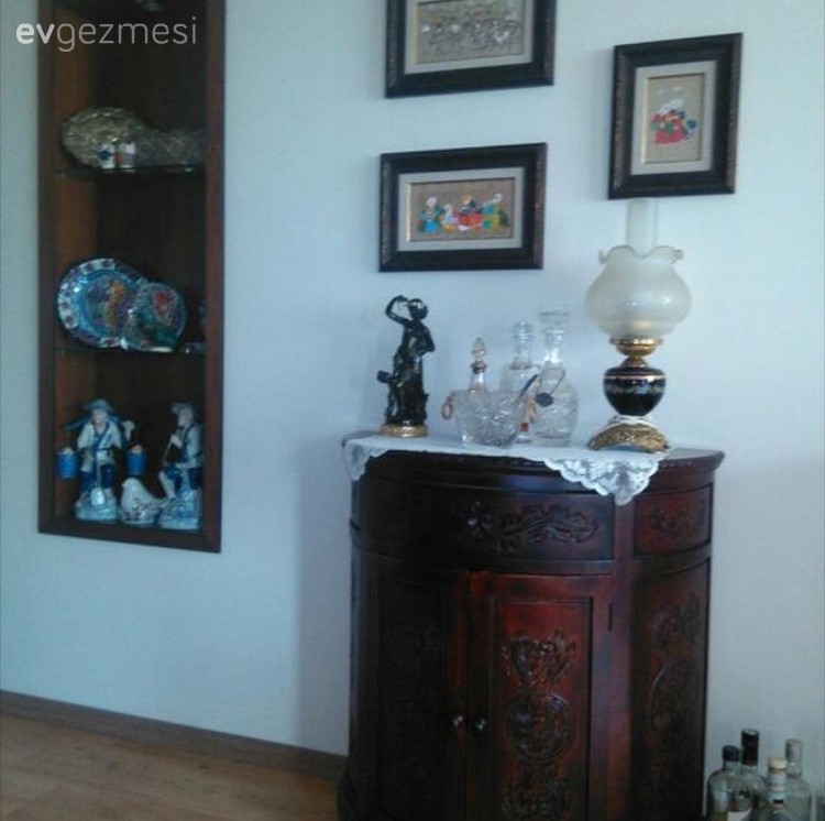 Ahşap Mobilya, Duvar dekorasyonu, Salon