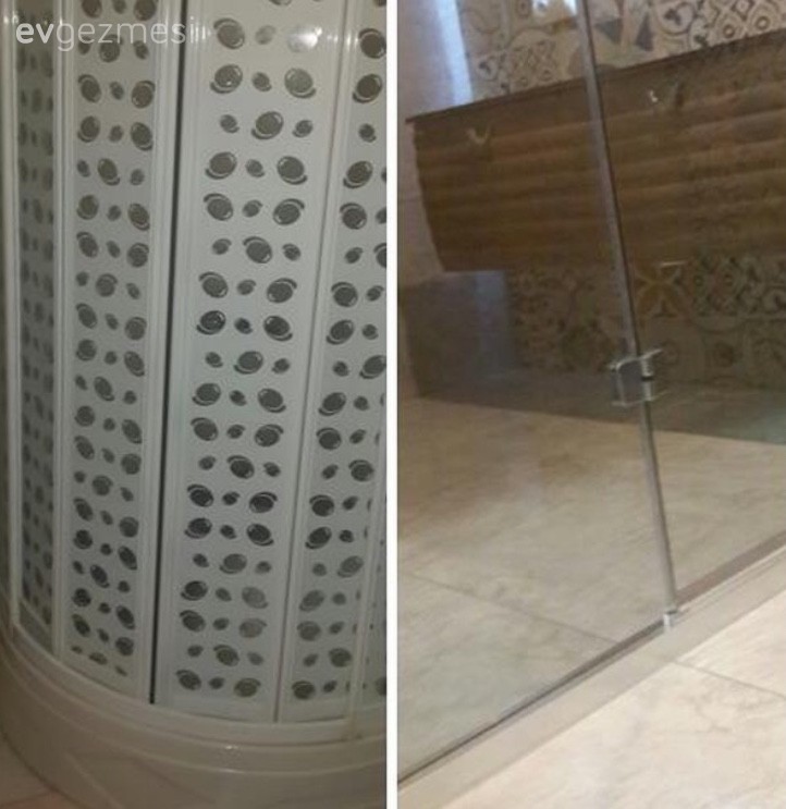 Modern banyodan, özgün ve farklı bir banyoya.. Harika dönüşüm!