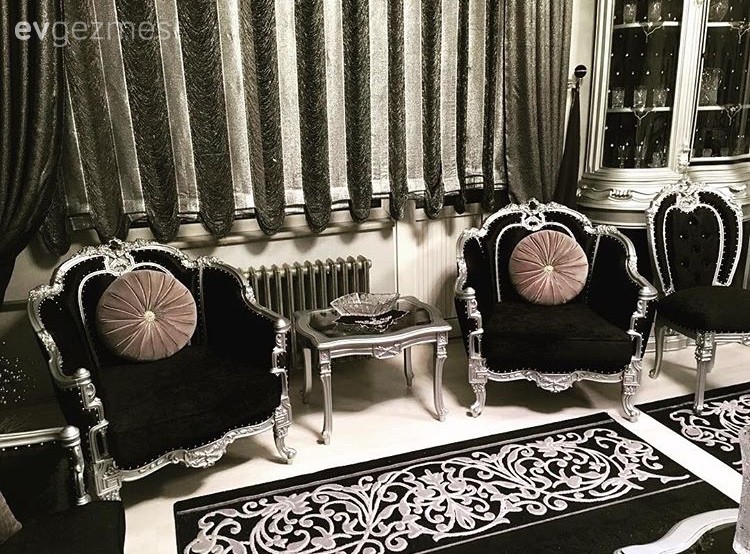 Berjer, Salon, Siyah