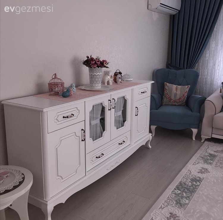 Berjer, Konsol, Mavi, Salon