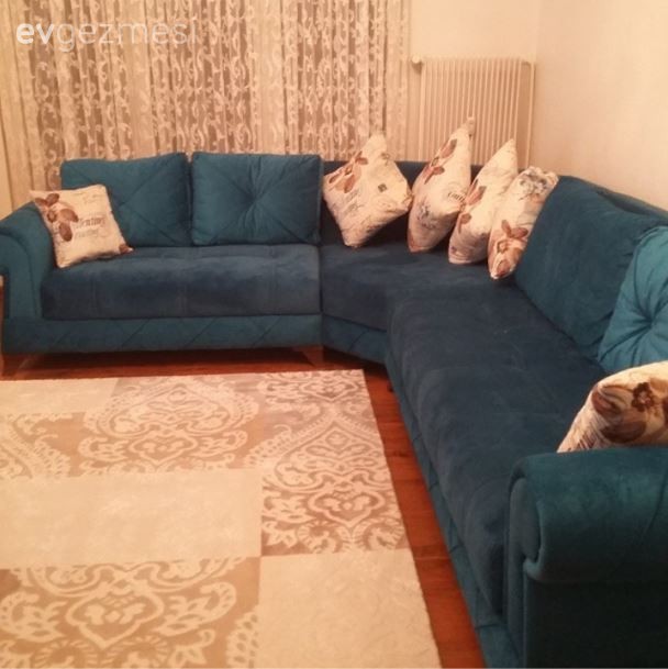 Halı, Köşe koltuk, Salon