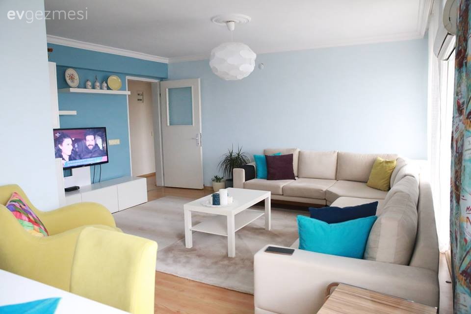 Halime hanımın dingin ve renkli bir havası olan, kimlik sahibi evi..