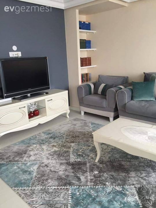 Aysen Hanım'ın abartıdan uzak, şık ve modern dekoru..