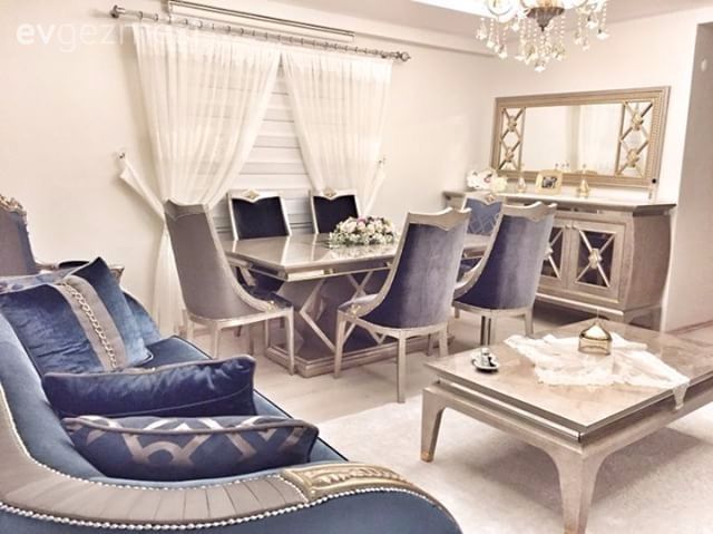 Klasik ve göz alıcı. Sude hanımın salonu..