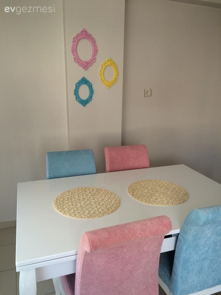 Ayşe hanımın romantik ve hareketli pastel evi..