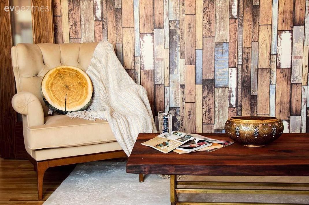 Salon, Duvar kağıdı, Berjer, Koltuk örtüsü