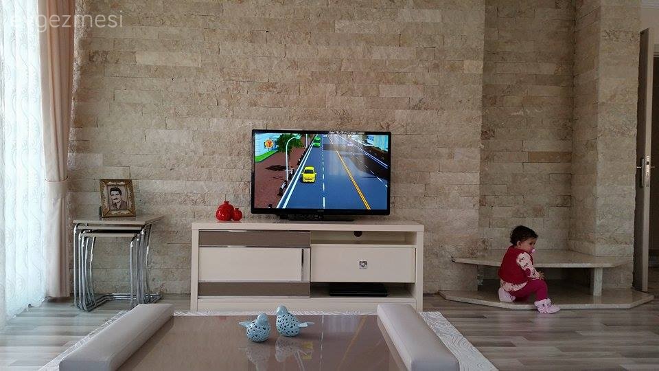 Duvar dekorasyonu, Salon, Tv ünitesi