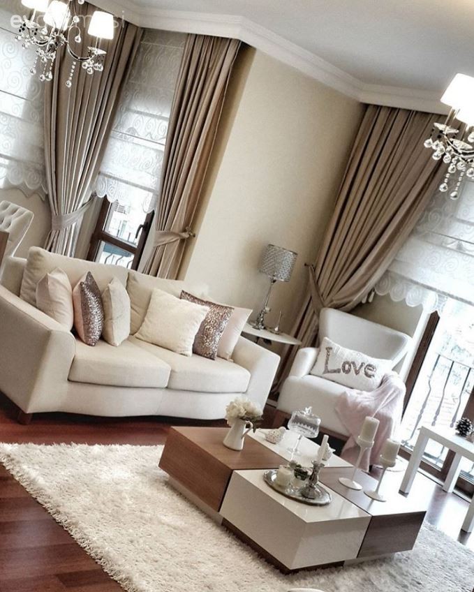 Sibel hanımın kahverengi ve mavi ile sıcaklık kazanan modern evi..