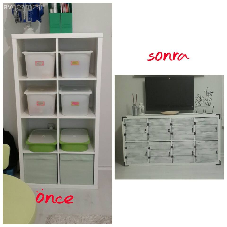 Kendin Yap, Mobilya boyama, Öncesi / Sonrası