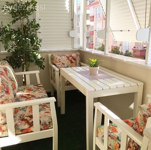 Balkon, Çiçekli desen