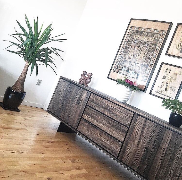 Ahşap Mobilya, Çiçekler, Duvar dekorasyonu, Konsol, Salon