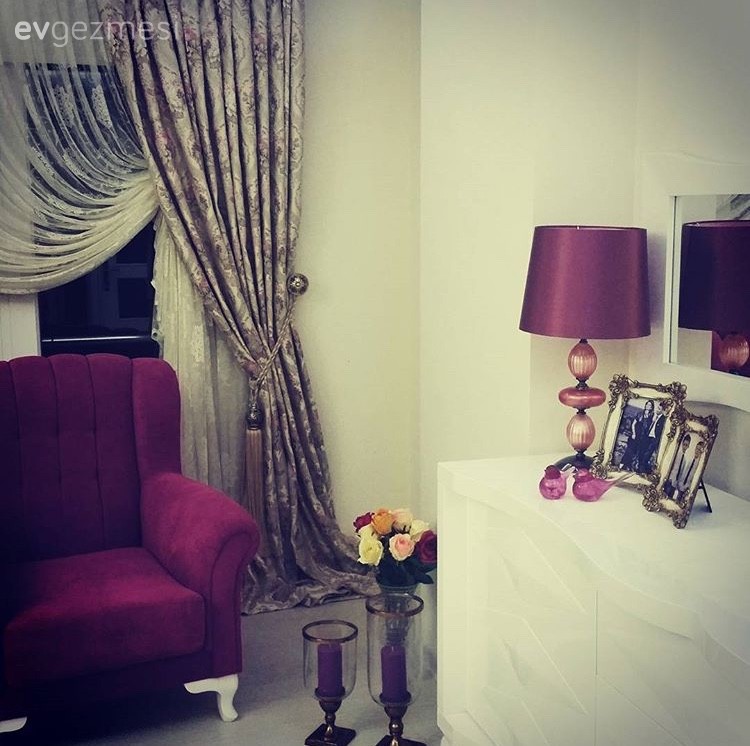 Meral hanımın klasik ve naturel esintili, göz alıcı evi..