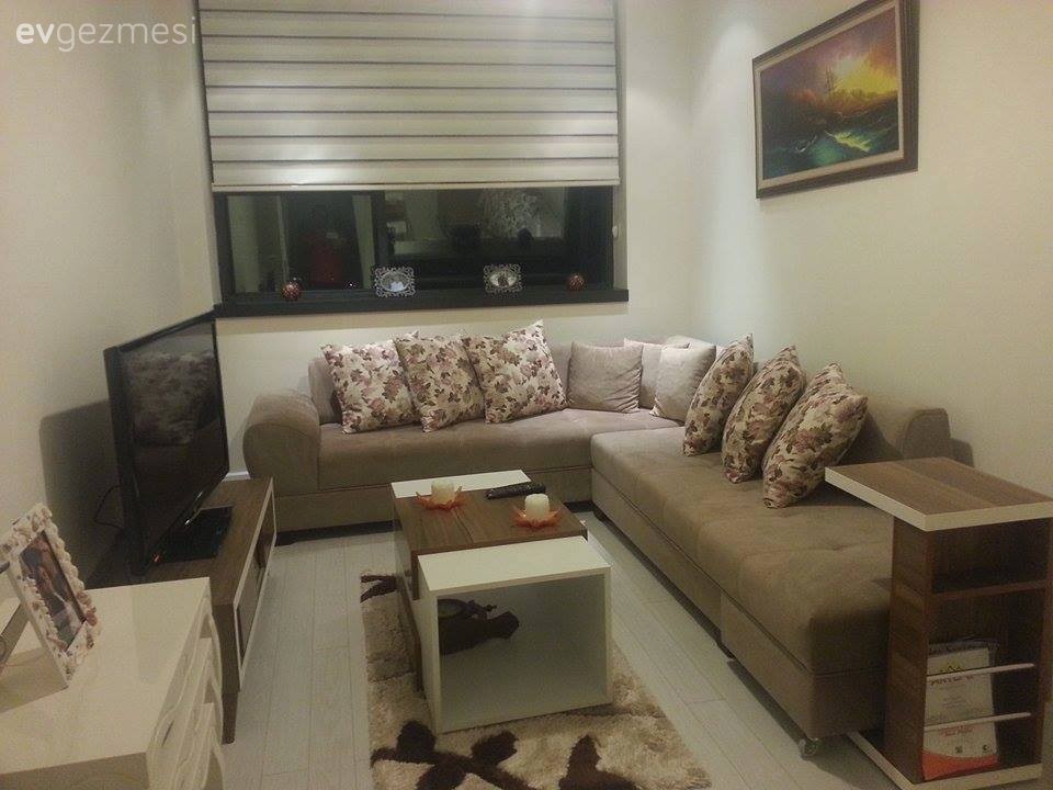 Ercan beyin şıklığın konfor ile buluştuğu ferah evi..