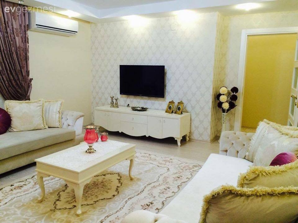 Altın, Halı, Salon, Sehpa, Tv ünitesi