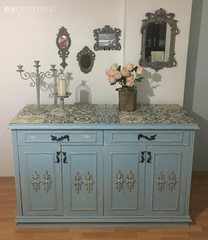 Kendin Yap, Konsol, Mavi, Öncesi / Sonrası, Seramik