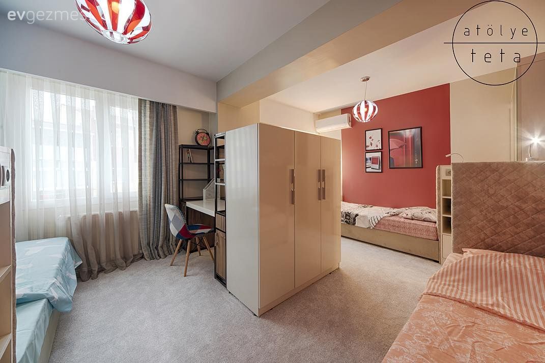 Çocuk Odası, Oda bölümleme, Genç odası