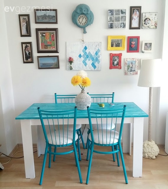 Nagehan hanımın her köşesinde emeği olan evi..