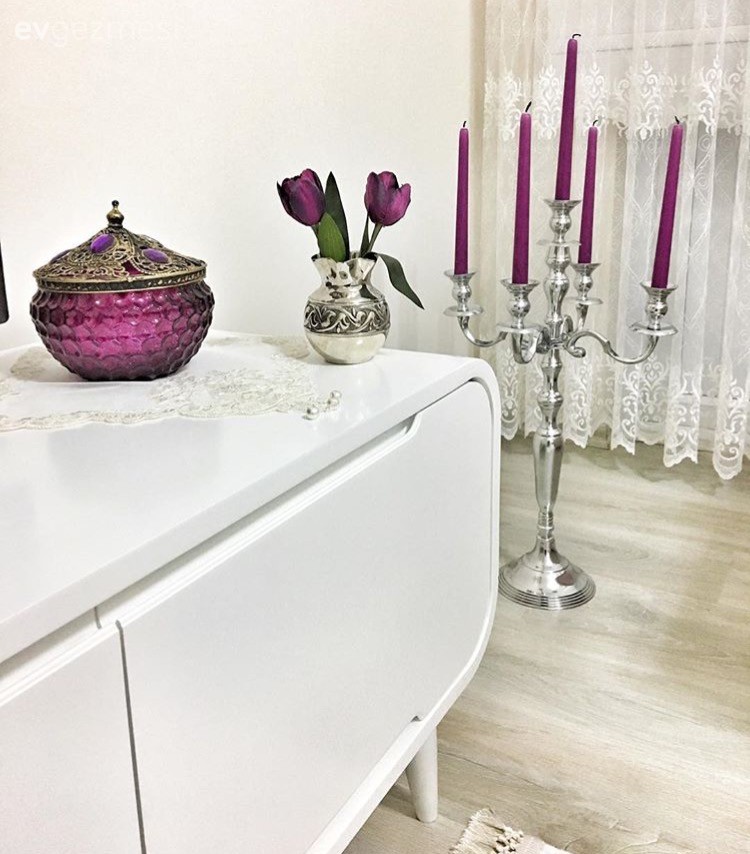 Sıcak renkler, zarif stil: Hatice hanımın keyifli evi..