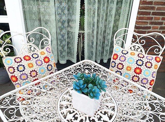 Balkon masası, Ferforje, Beyaz