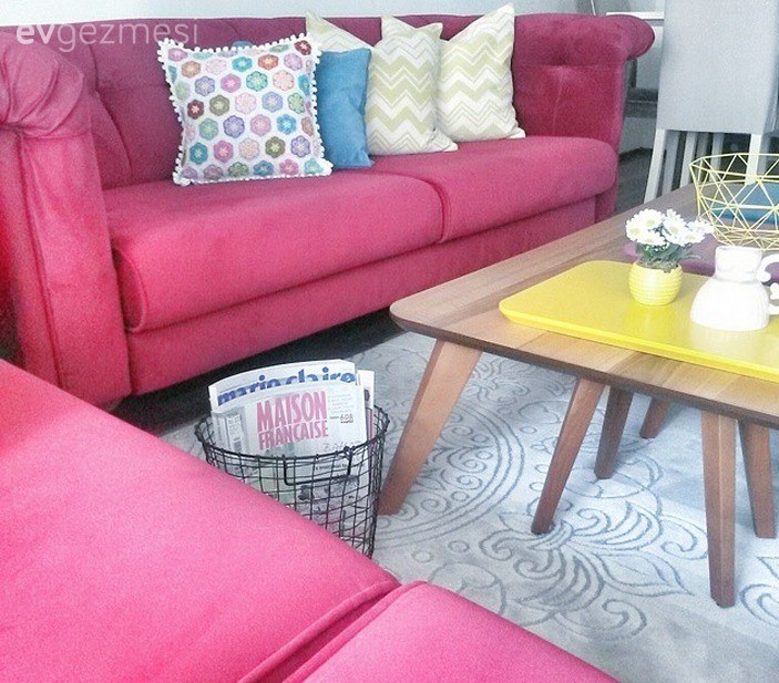 Mavi, Pembe, Salon, Sarı