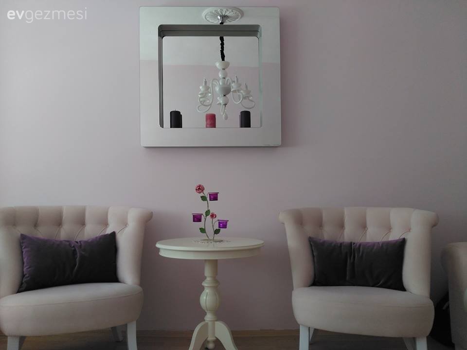 Berjer, Beyaz, Mor, Salon