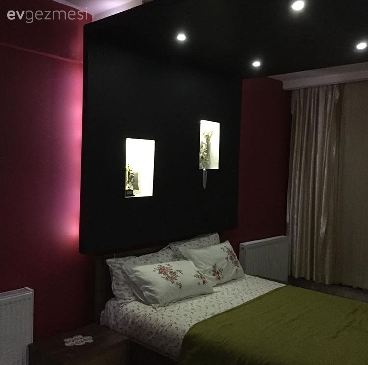 Yağmur hanımın renkli eklemelerle dinamik bir havaya bürünen evi..