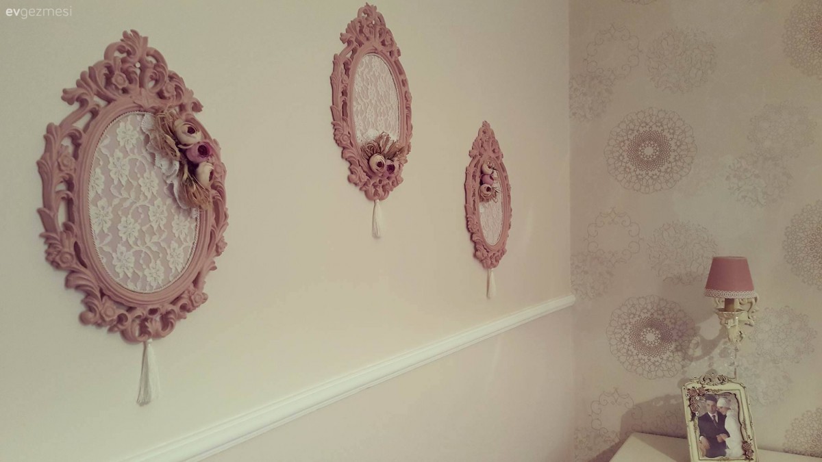 Duvar dekorasyonu, Duvar kağıdı, Pembe