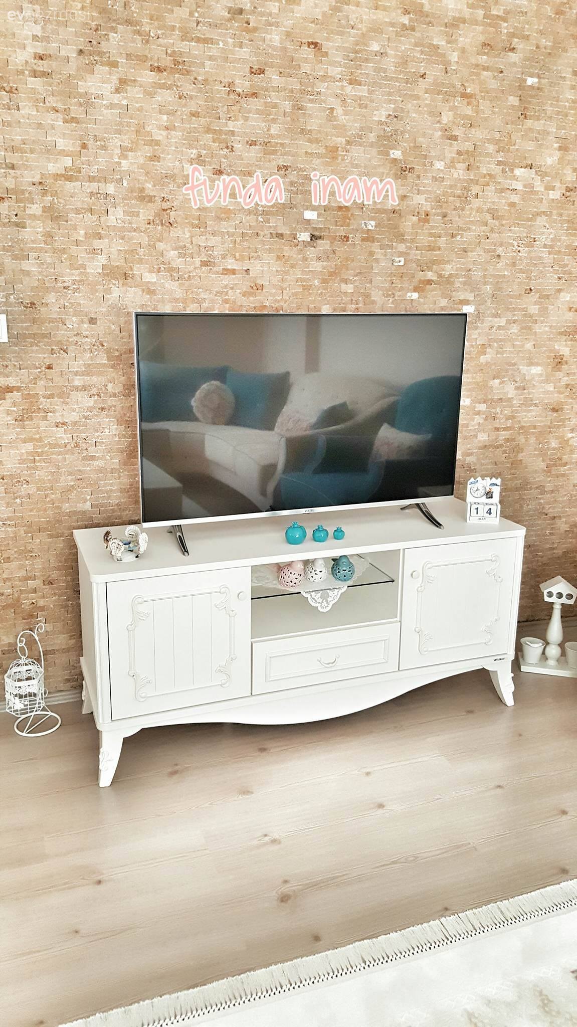 Duvar dekorasyonu, Salon, Tv ünitesi