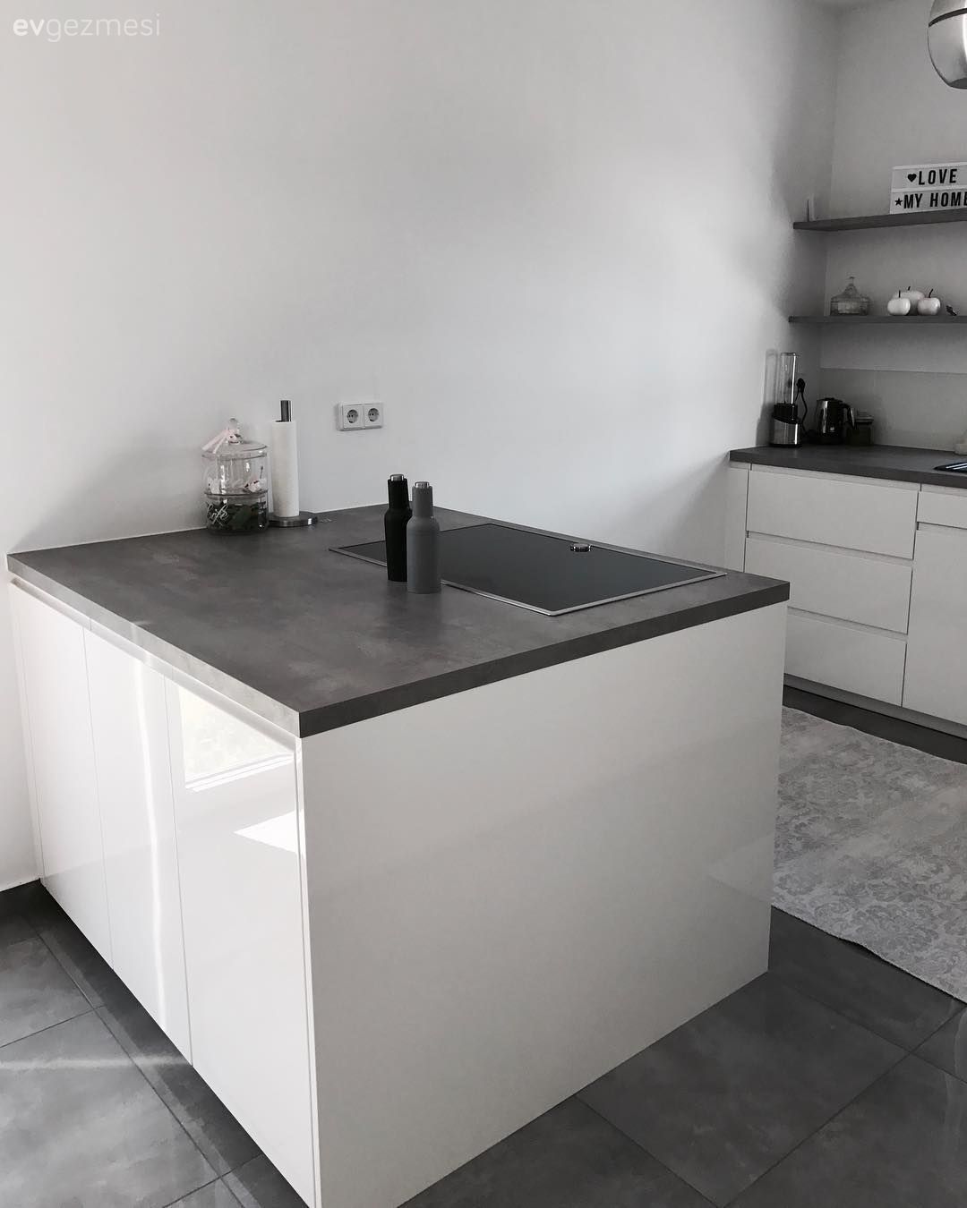 Mutfak, Mutfak yarım adası, Beyaz mutfak, Modern mutfak