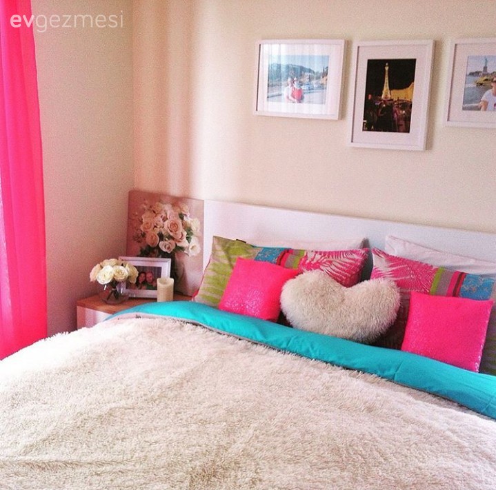 Müjde Hanım'ın rengarenk evi