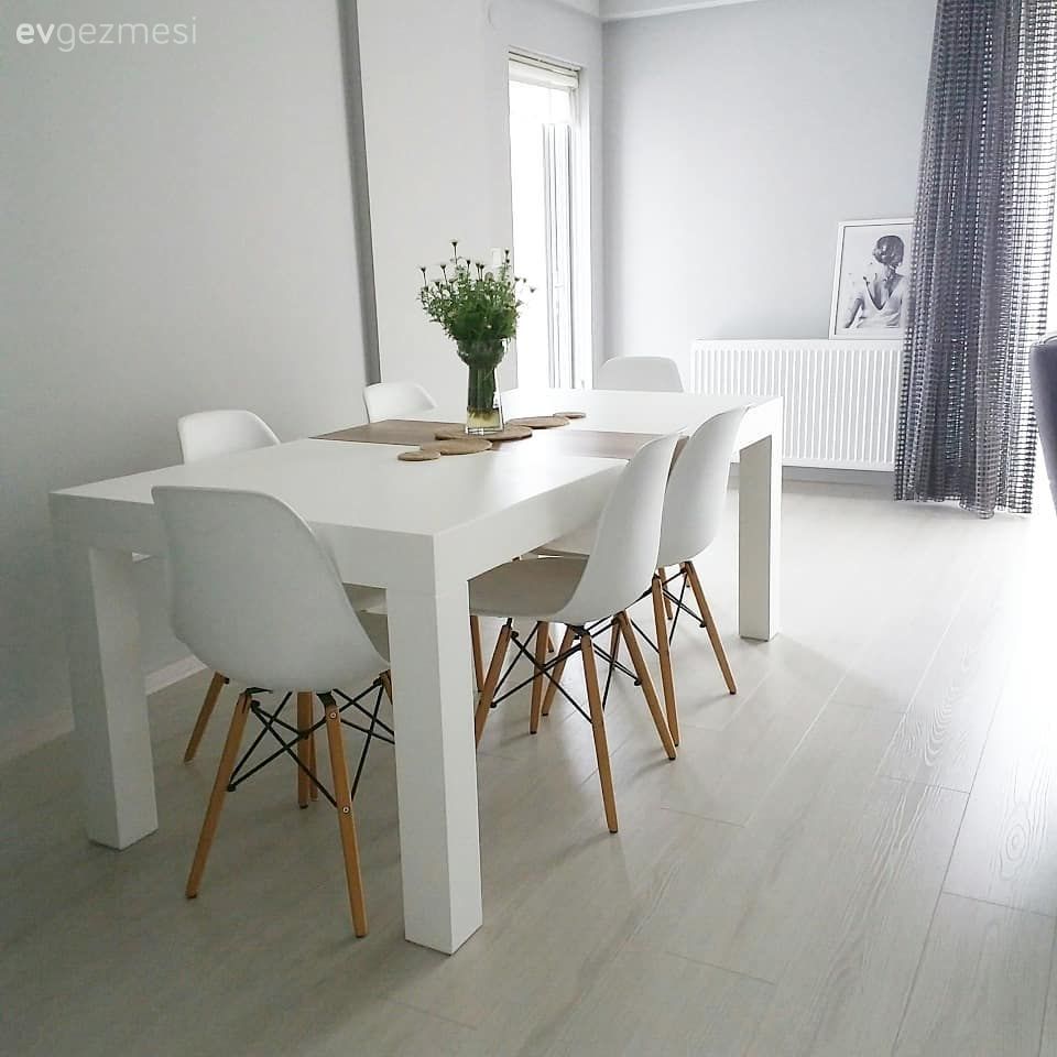 Yemek Odası, Eames sandalye, Salon