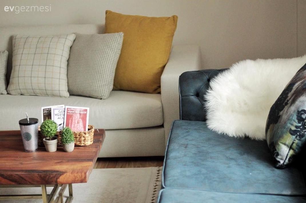 Salon, Mavi, Kırmızı, Sarı